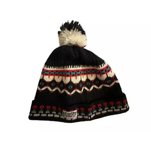 Neff Wool Blend Beanie With Top Pom Pom OS